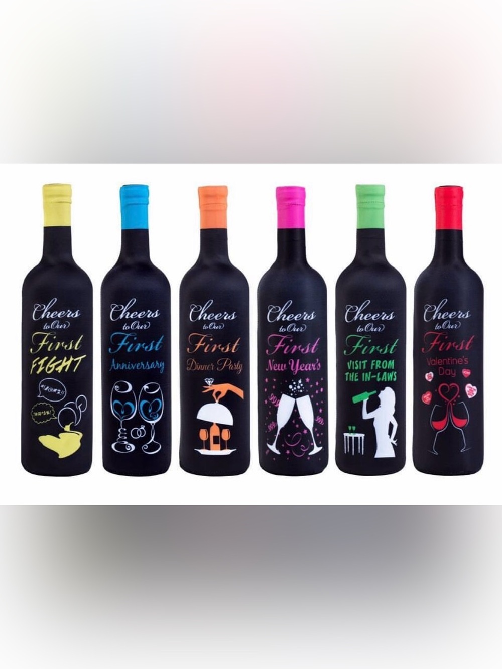 Milestone wine bottle covers